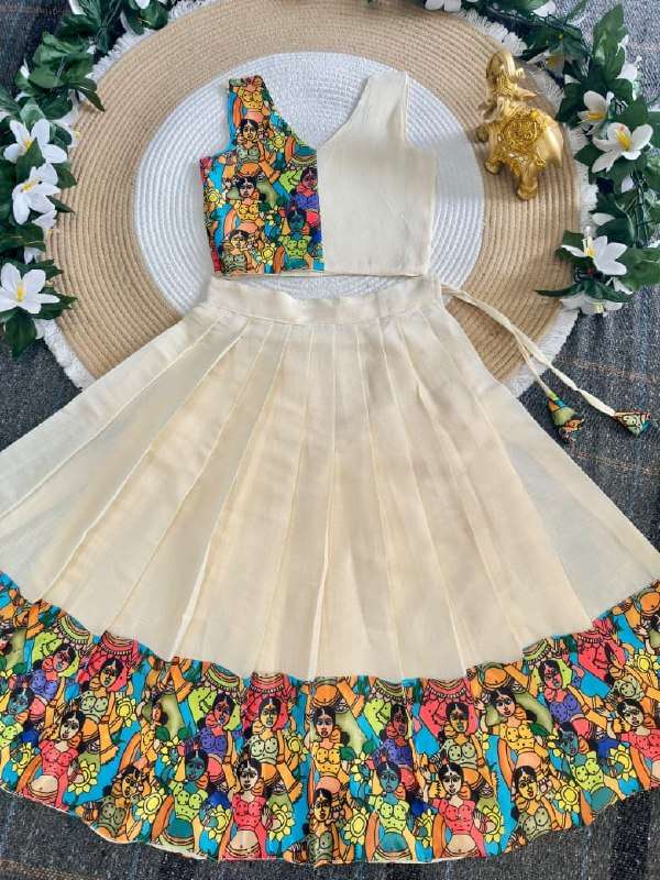 KATHAKALI HERITAGE KIDS LEHENGA COLLECTION NAVRATRI LITTLE GIRLS WEAR RESELLER PRICE